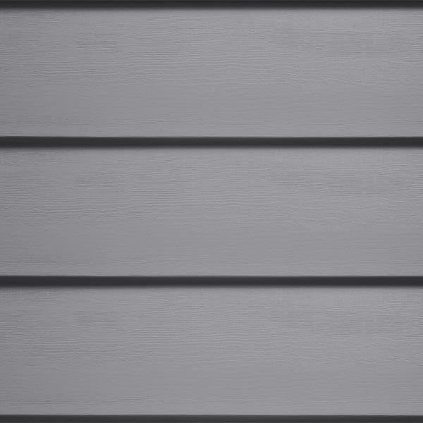 a piece of gray horizontal lap siding