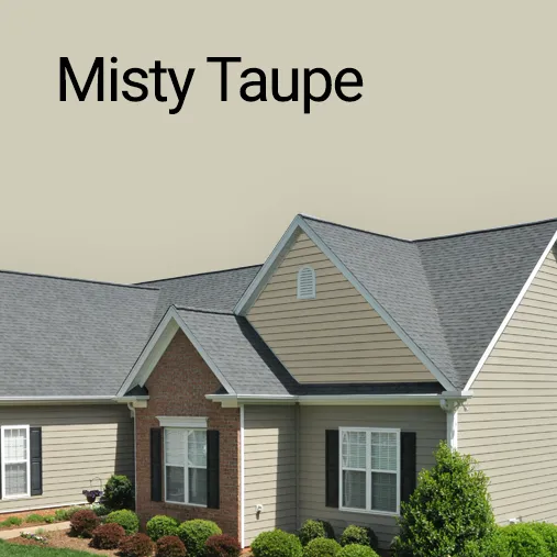 ranch style house with misty taupe everlast siding