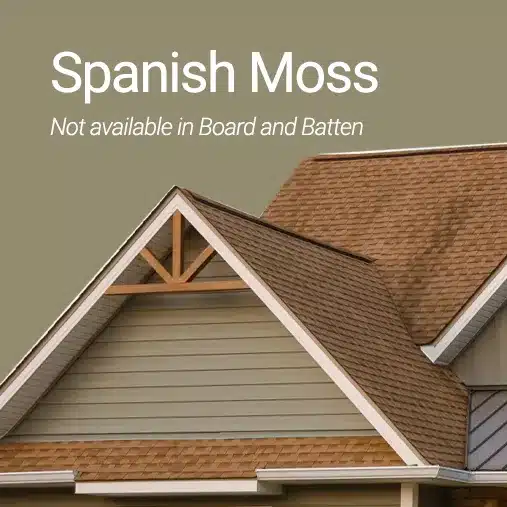 craftsman house with spanish moss everlast siding